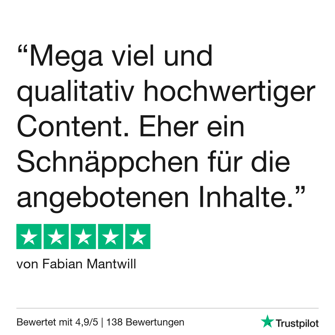 Trustpilot Review - Fabian Mantwill